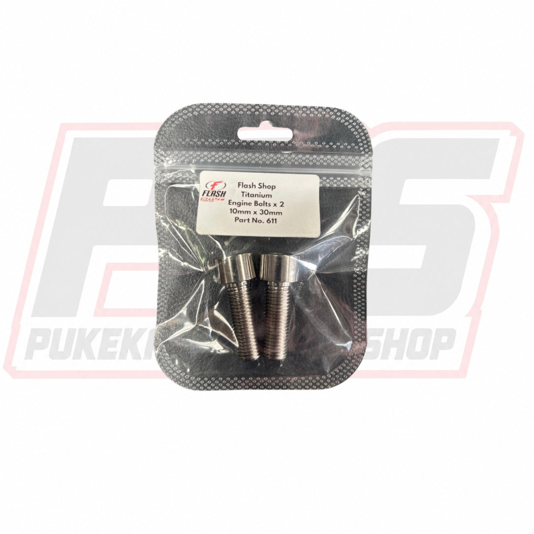 FLASH Titanium Engine Mount Bolts M10 #611