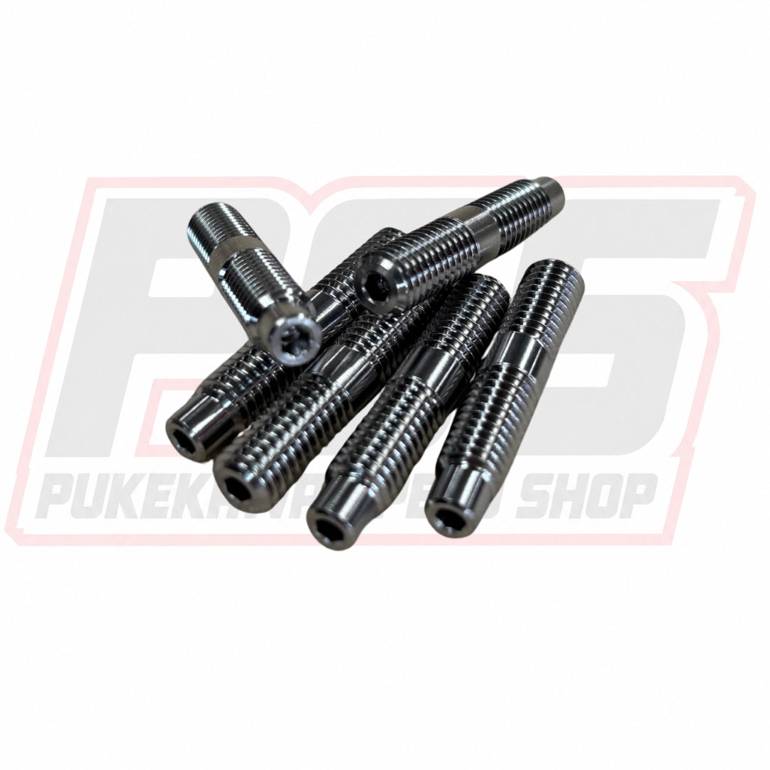 FLASH Titanium Wheel Studs x6 #584