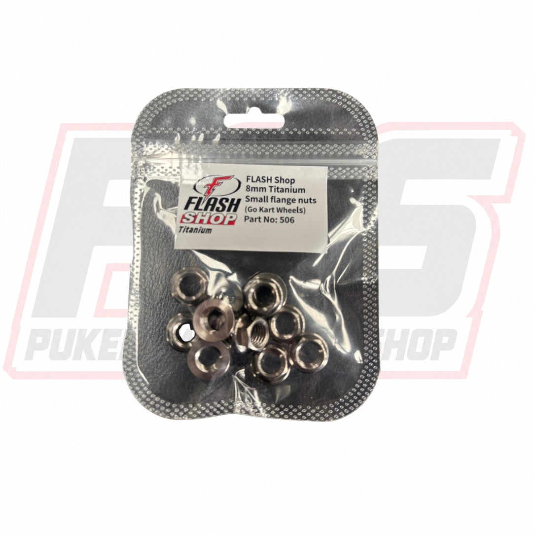 FLASH Titanium Kart Wheel Nuts #506 (Pack of 12)
